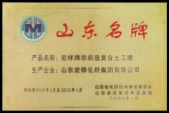 山东名牌——宏祥集团公司